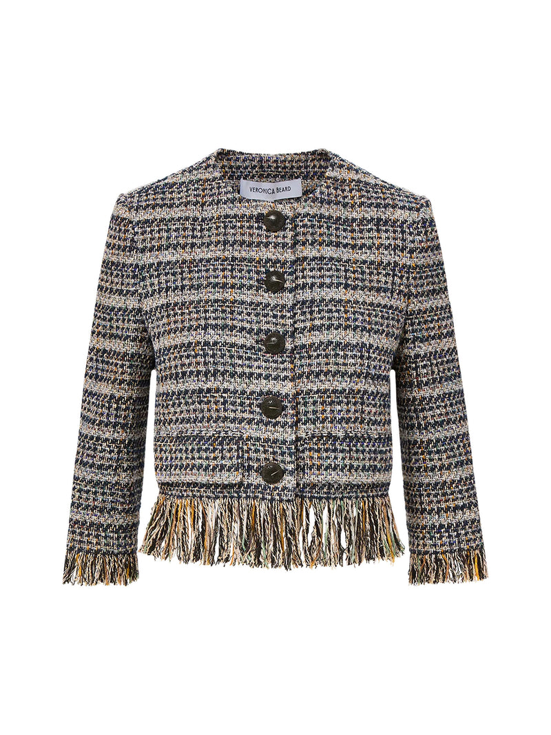 Veronica Beard Lyons Fringe Jacket