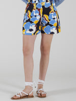 Sara Roka Sheena Printed Canvas Shorts