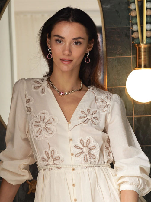 Rebekah Price Sia Rose Earrings