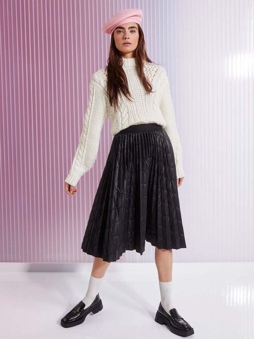 Marc Cain Pleated Midi Skirt