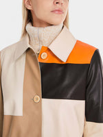 Marc Cain Patch Nappa Leather Coat