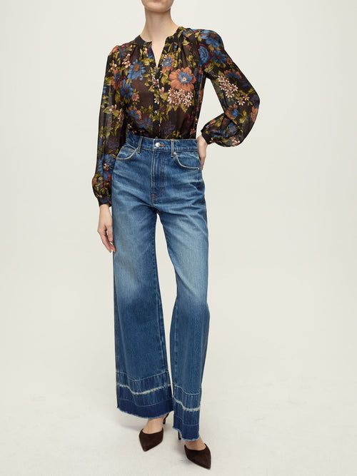 Veronica Beard Ashlynn Silk Blouse