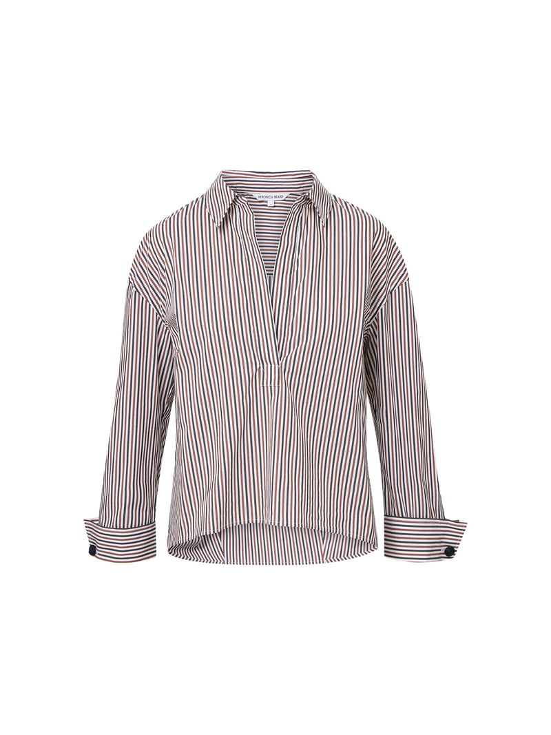 Veronica Beard Draymond Striped Shirt