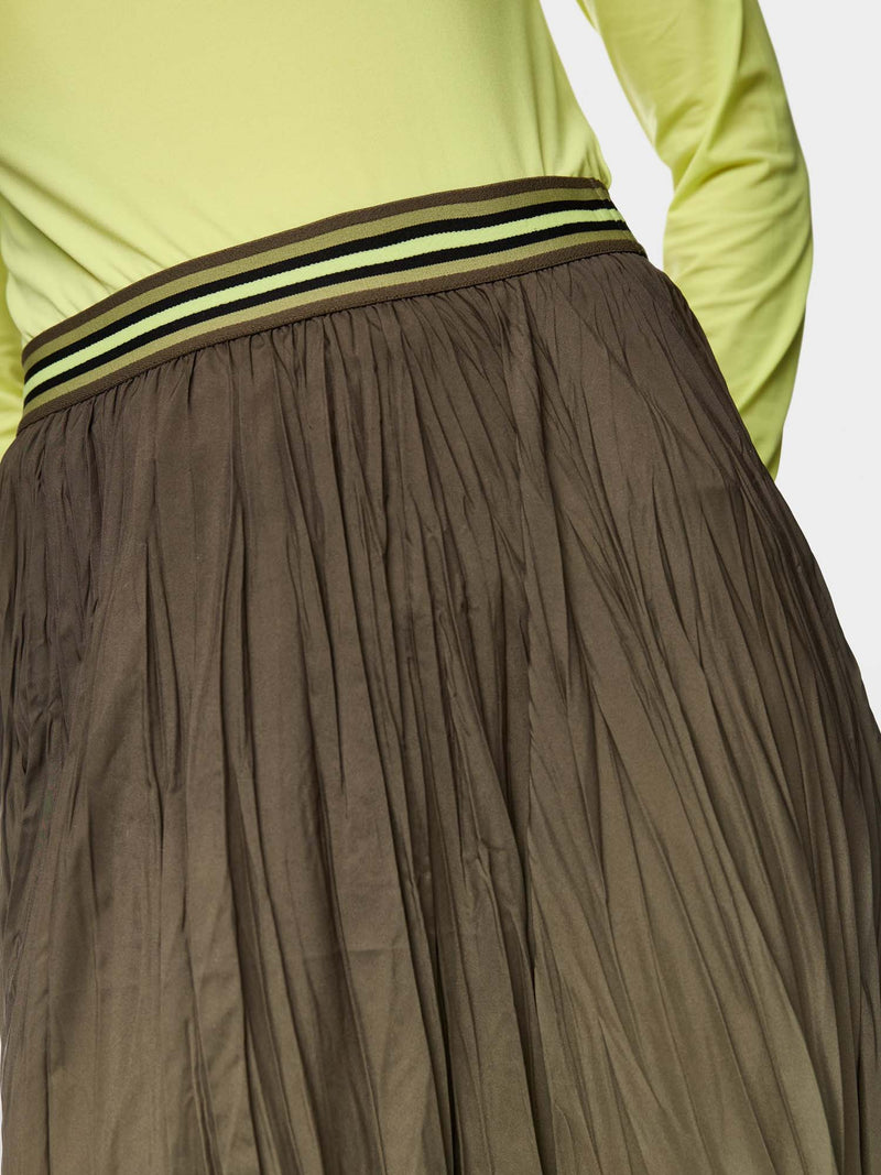 Marc Cain Sports Pleated Skirt with Ombre Effect
