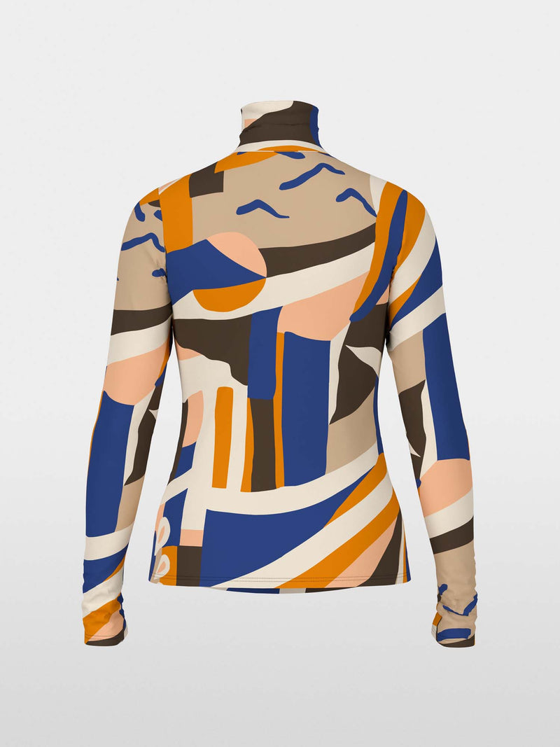 Marc Cain Patterned Turtleneck