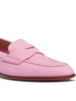 Santoni Nubuck Penny Loafer