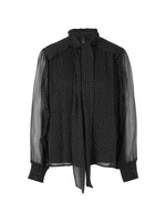Marc Cain Casually Wide Bow-Tie Blouse
