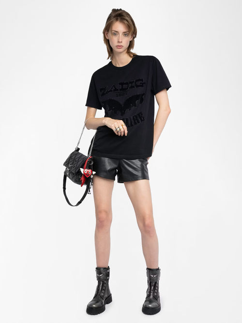 Zadig &amp; Voltaire Edwin Flock Strass T-Shirt