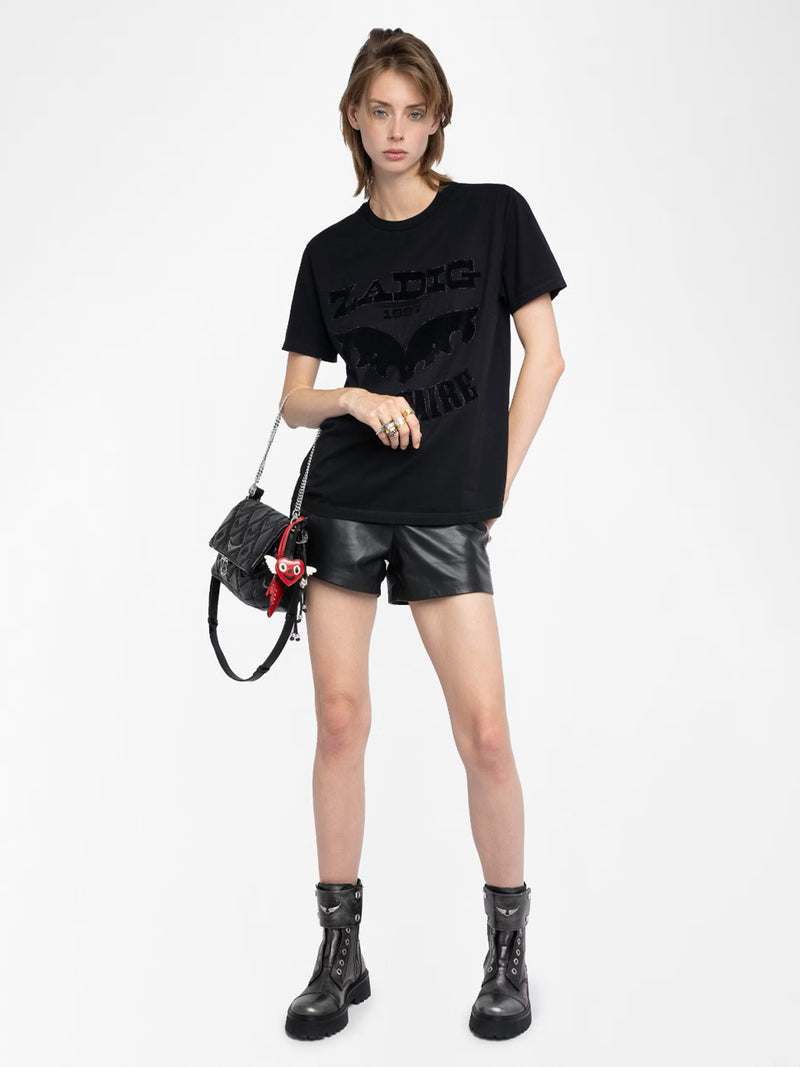 Zadig &amp; Voltaire Edwin Flock Strass T-Shirt