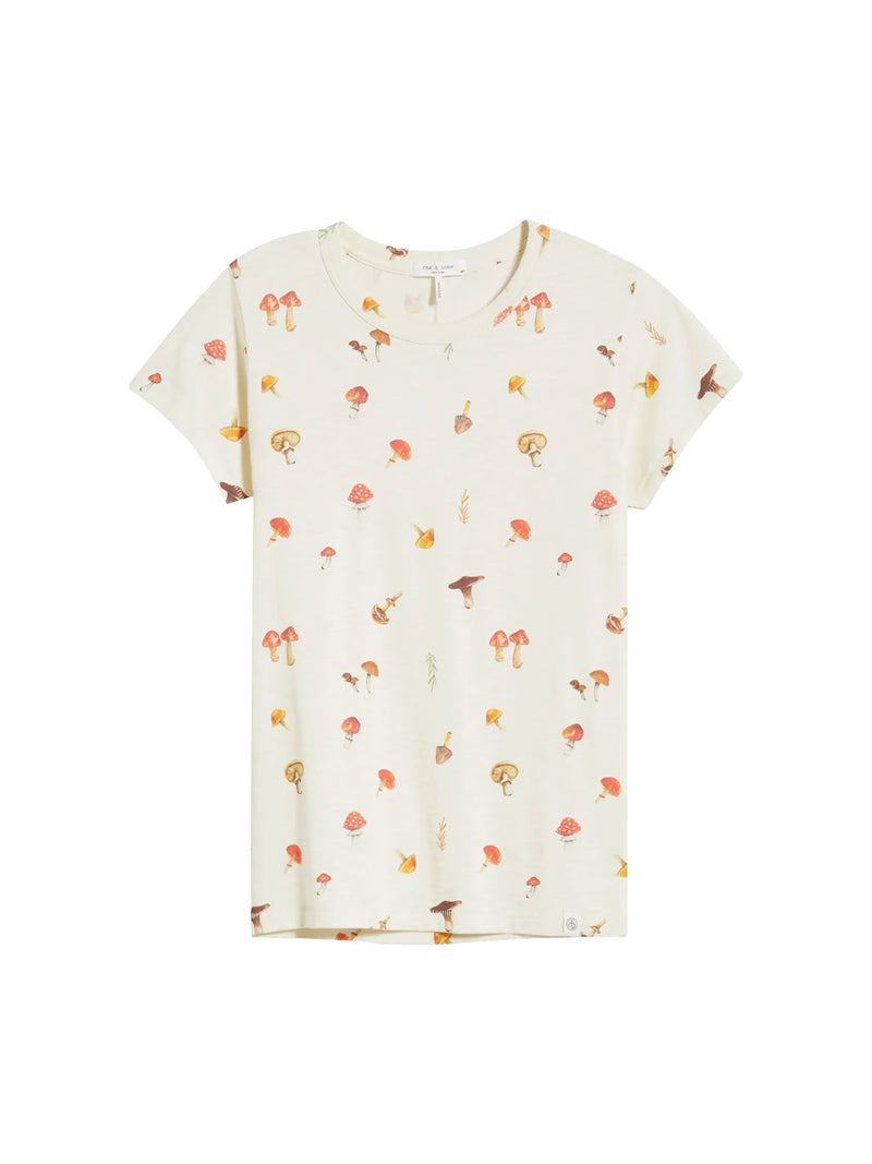 Rag &amp; Bone All Over Mushroom Tee