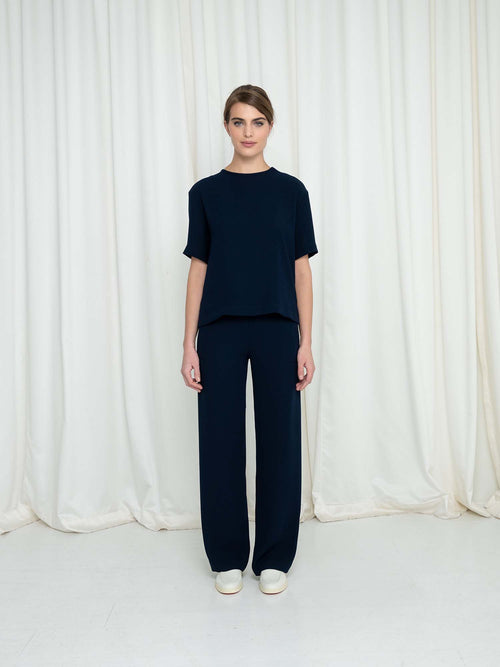 QL2 Muriel Relaxed Straight Drawstring Pants