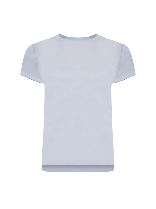 Patrick Assaraf Silk Short Sleeve Tee