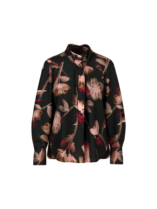 Marc Cain Classic Blouse with Floral Print