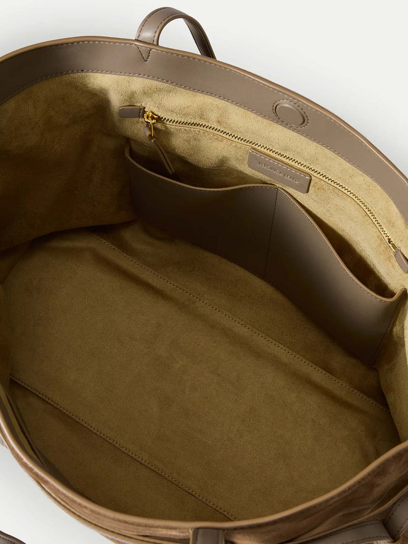 Veronica Beard Suede Lasso Bag