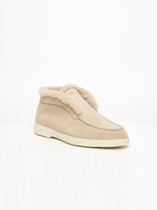 Santoni Fortune Shearling Loafer