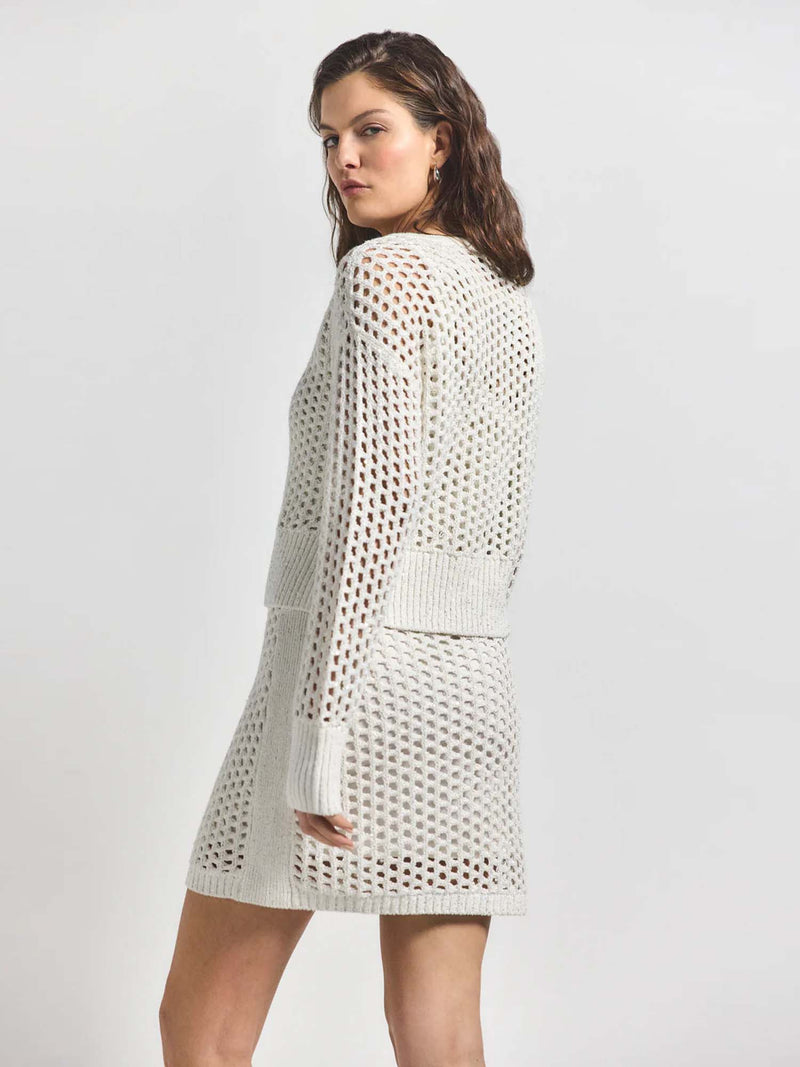 Derek Lam 10 Crosby Syvie Crochet Sequin Cardigan