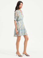 Veronica Beard Dorrie Pleated Mini Dress