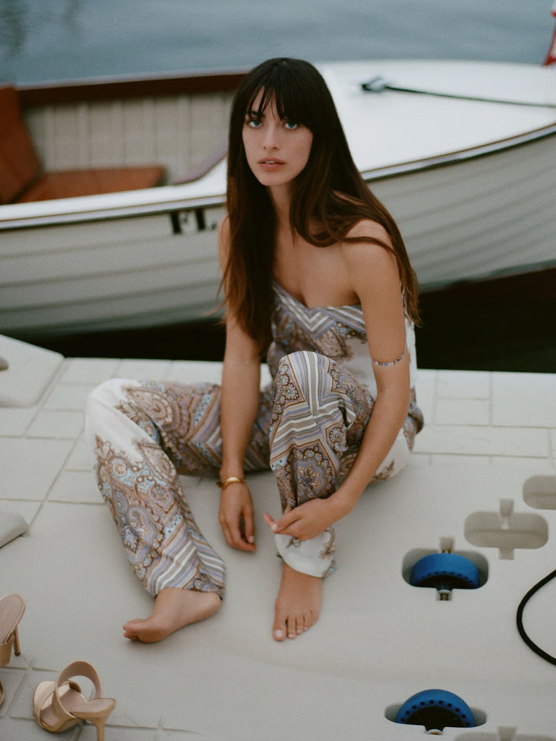 Veronica Beard Millon Silk V-neck Tank Top