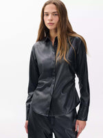 Rag &amp; Bone Leah Faux Leather Shirt