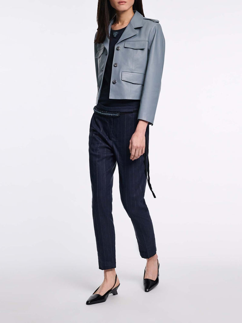Dorothee Schumacher Sleek Statement Cropped Jacket