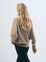 White + Warren Cashmere Oversized Standneck
