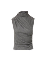 Veronica Beard Mylie Mock-Neck Tank Top