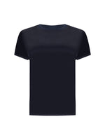 Patrick Assaraf Silk Satin Short Sleeve Tee