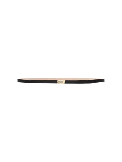 Victoria Beckham Micro Frame Belt in Grained Leather