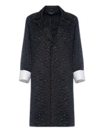 Mi Jong Lee Metallic Tweed Oversized Jacket