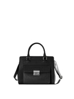 Cinzia Rocca Leather Structured Bag with Metal Closure