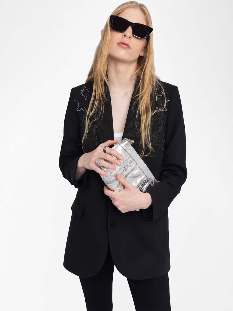 Zadig &amp; Voltaire Viva Strass Western Blazer