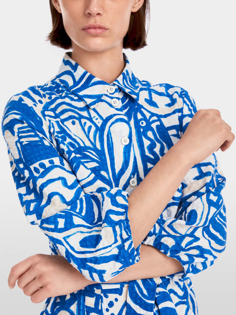 Marc Cain Belted Long Sleeved Dress