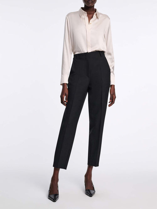 Dorothee Schumacher Sense of Shine Silk Satin Blouse