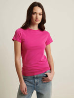 Patrick Assaraf SS Iconic Sublime Fitted Crewneck