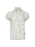 QL2 Irene Blouse with Tie Neck Detail