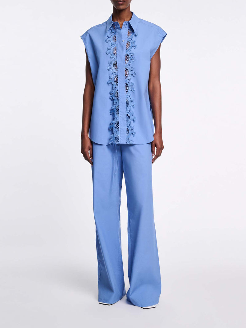 Dorothee Schumacher Poplin Power Wide Leg Pants