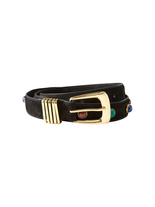 Veronica Beard Stone Embellished Harness Belt