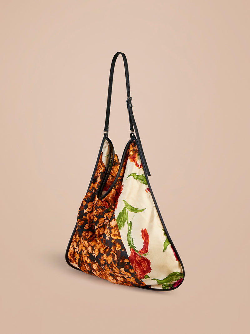 Erika Cavallini Flower Print Handbag