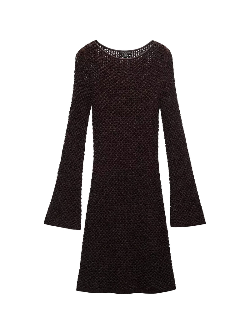 Rag &amp; Bone Ellie Boat Neck Mini Dress