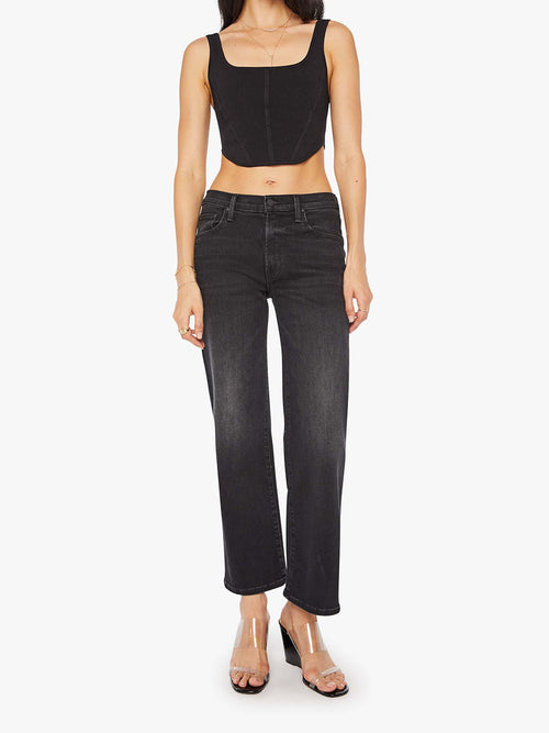 Mother The Mid Rise Rambler Zip Flood Jeans