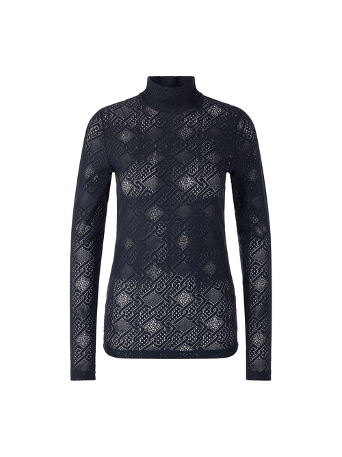 Marc Cain Sports Logo Lace Top