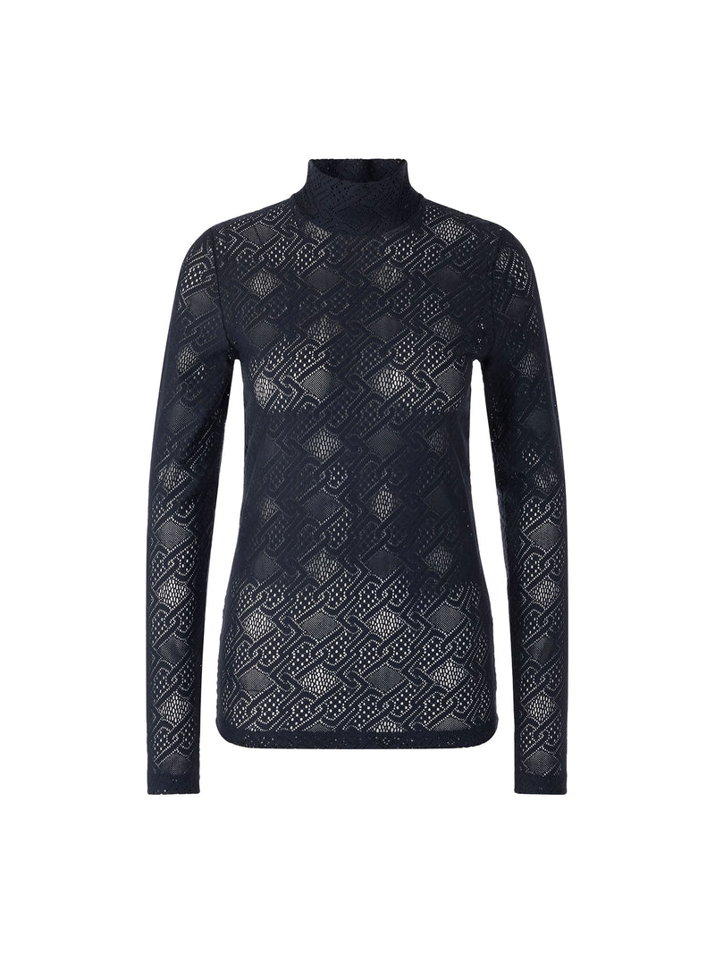 Marc Cain Sports Logo Lace Top