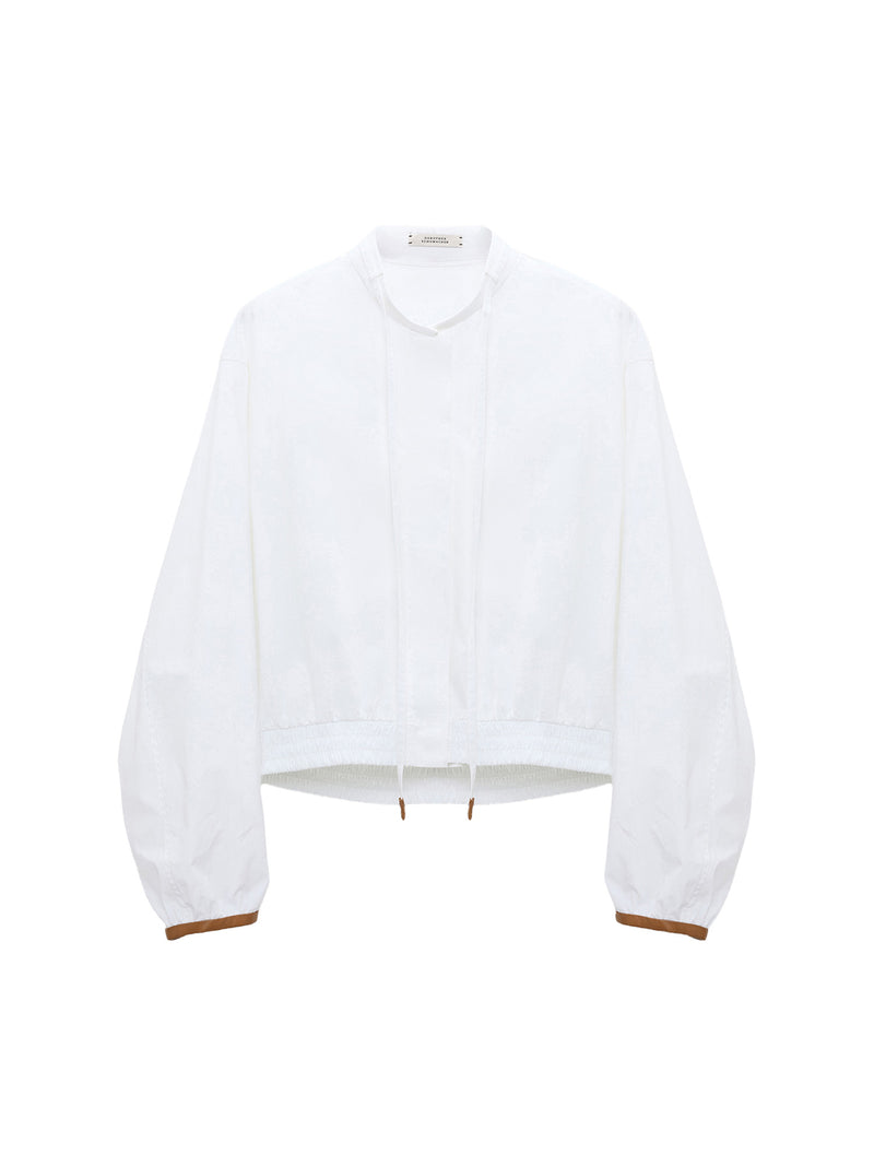 Dorothee Schumacher Poplin Power Blouse with Drawstring