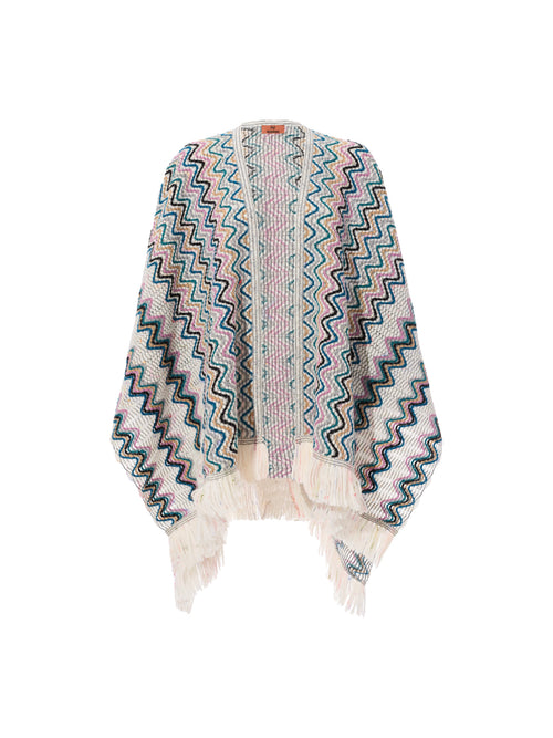 Missoni Cape in Zigzag Detail