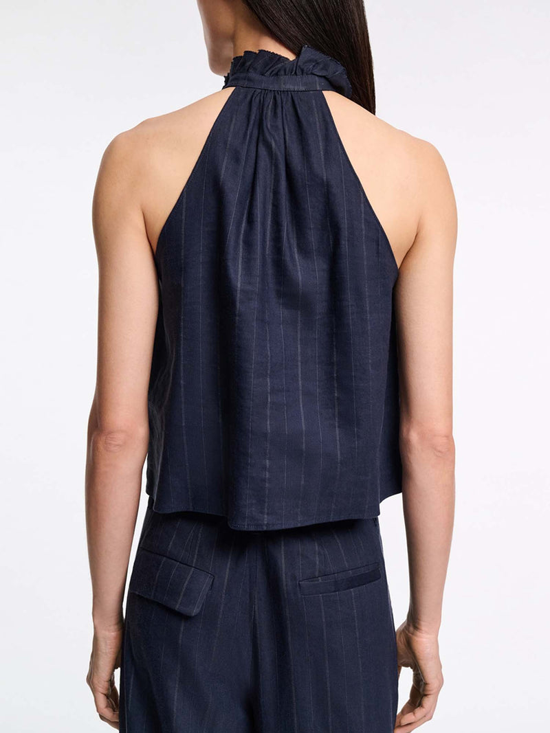 Dorothee Schumacher Modern Sophistication Pinstripe Top