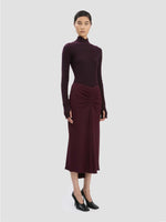 Victoria Beckham Ribbed Long Sleeve Polo