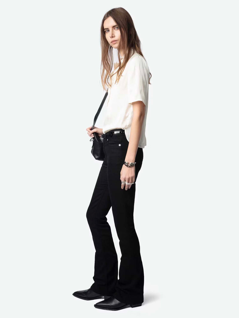 Zadig &amp; Voltaire Topher Satin Top