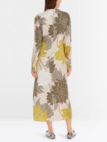 Marc Cain Silk Dress with Floral Print