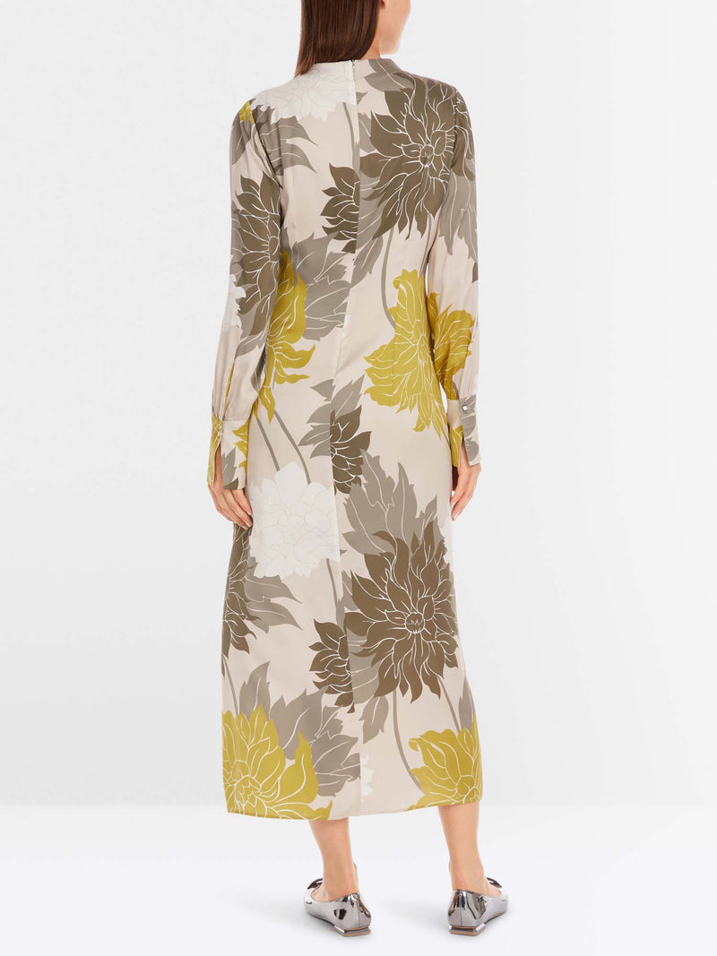 Marc Cain Silk Dress with Floral Print
