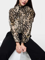 Marc Cain Leopard Print Blouse